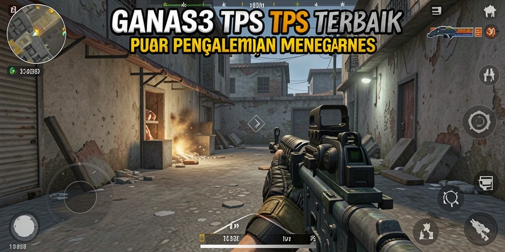 Gameplay seru dan menegangkan di dunia perang TPS.