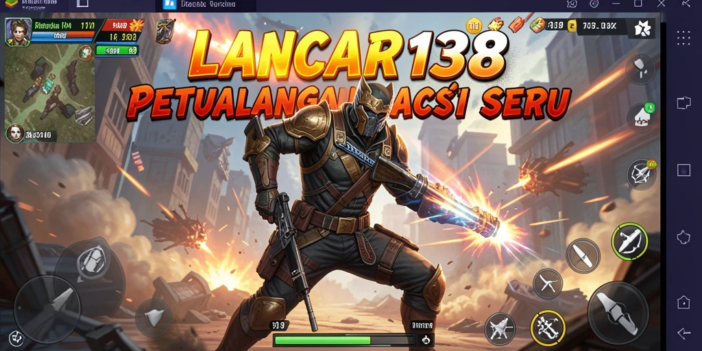 Menampilkan aksi seru dalam gameplay LANCAR138.