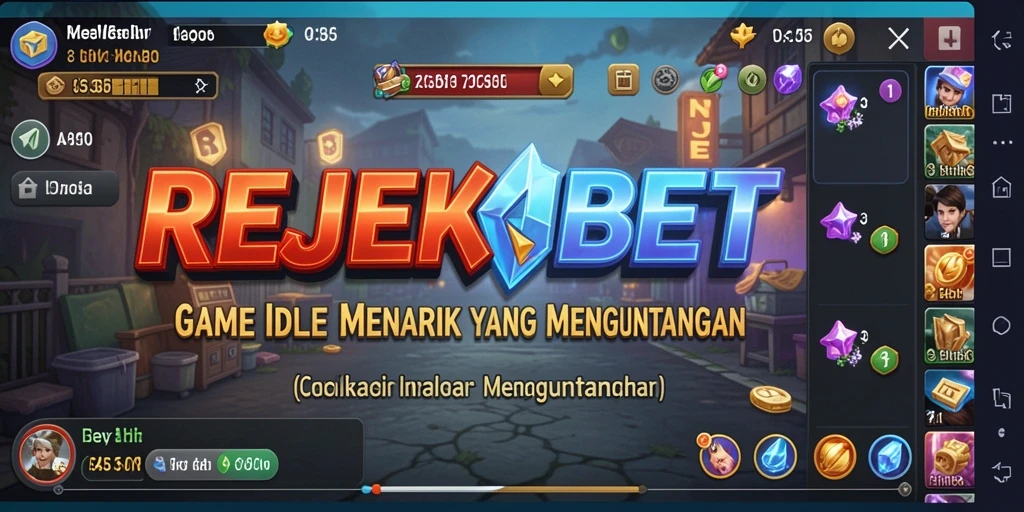 Tampilan gameplay seru dari REJEKIBET dengan banyak peluang Idle.