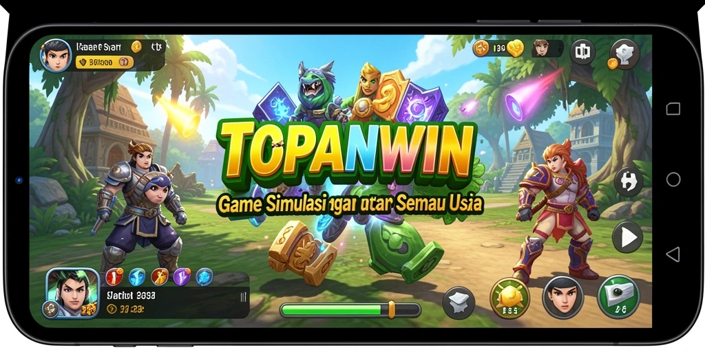 Tampilan gameplay menarik dari TOPANWIN yang menggambarkan simulasi mendalam.
